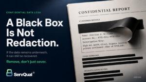 Redaction failures and sensitive data leakage cybersecurity article