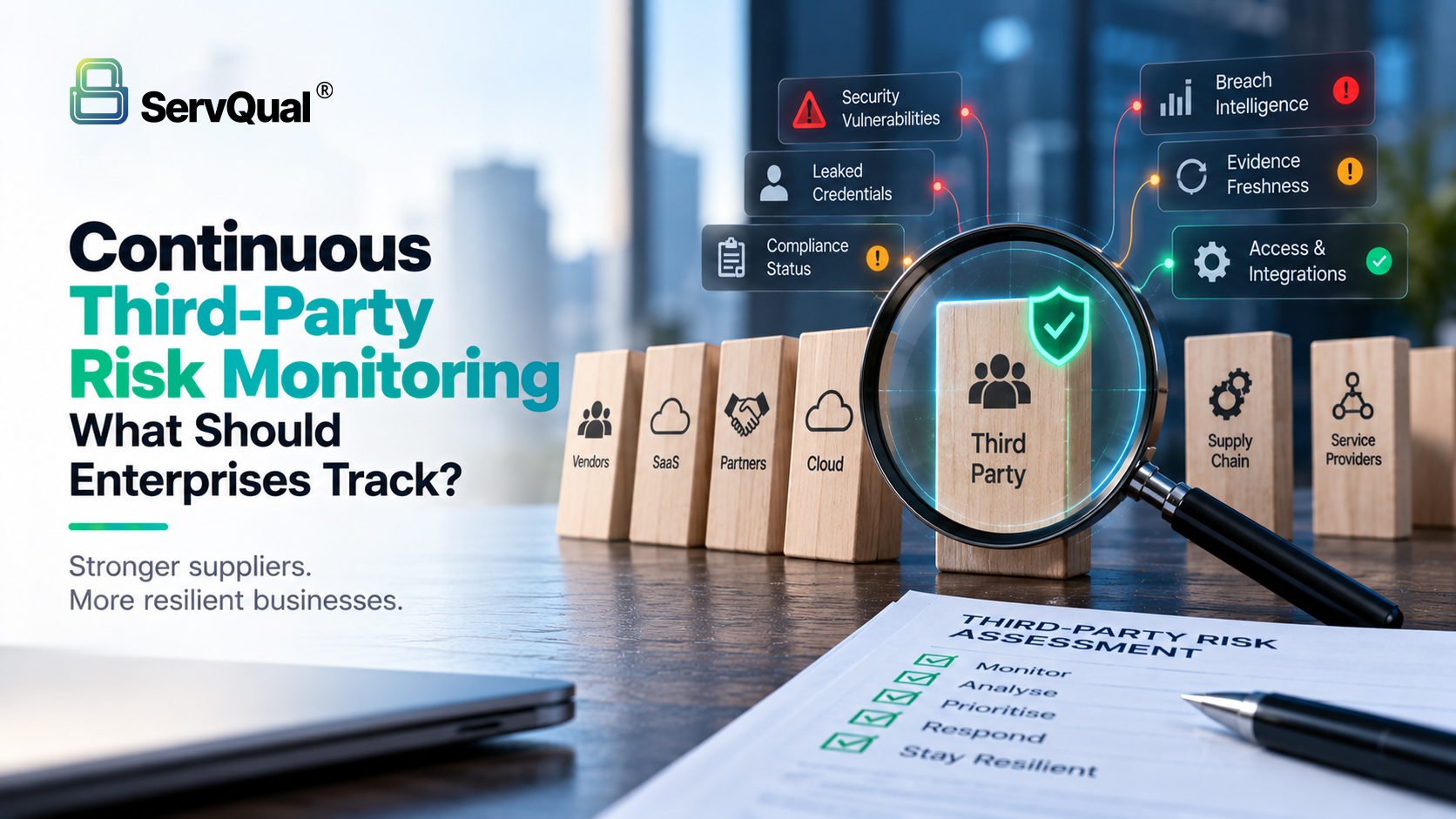 Continuous Third-Party Risk Monitoring: What Should Enterprises Track?